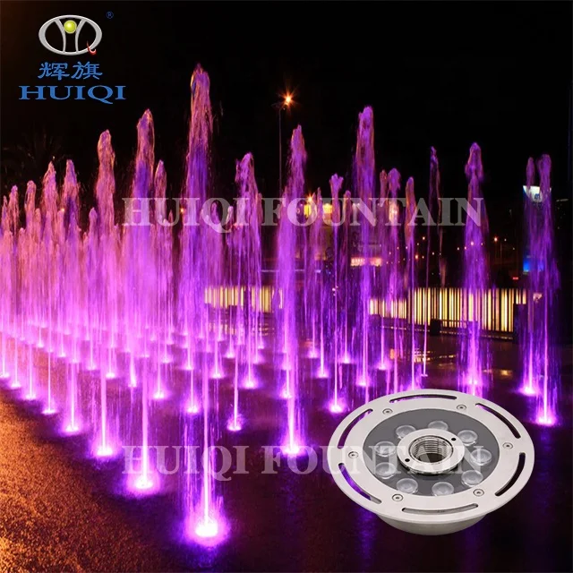Huiqi Rgb Led Music And Dance Water Dry Fountain Underground Fountain