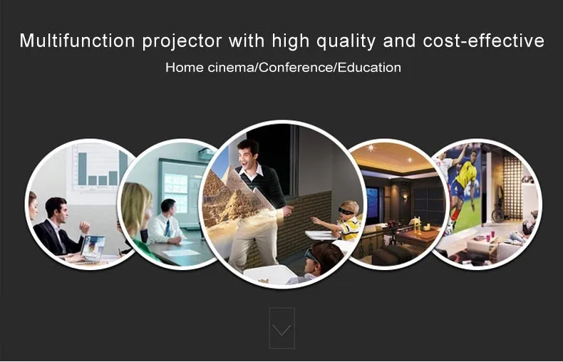 CRE X300 Mini hd led portable projector HDMI home theater multimedia projector