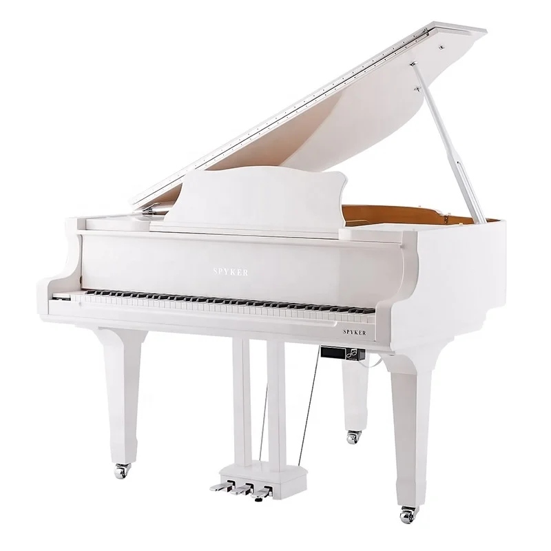 

Factory Outlet New 6 feet depth 88 keys White Digital Grand Self Player Piano, White/red/black/mahogany