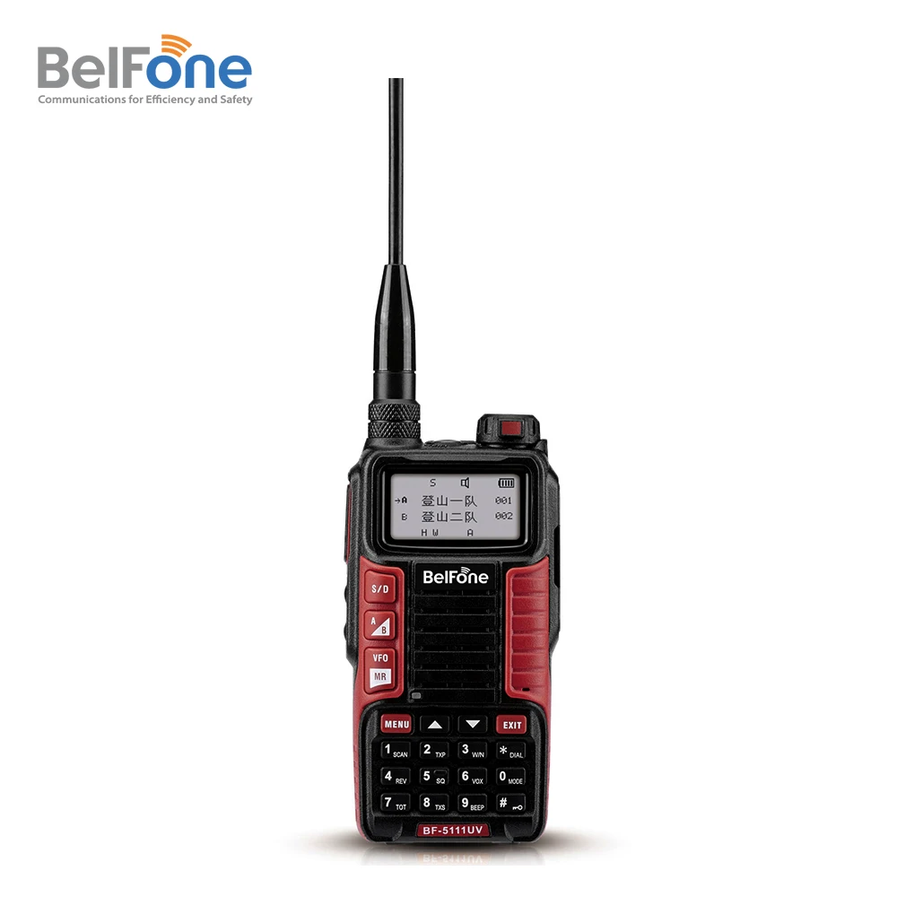 

Dual band VHF 136-174MHz & UHF 400-470MHz 500mW IP54 waterproof Analog walkie talkie