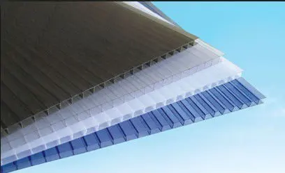 multiwall plastic sheet for roofing/decoration plastic roofing