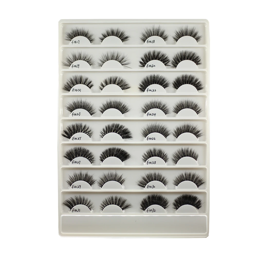 

Reusable private label own brand eyelashes Mink 3d Factory Wholesale false eyelash, N/a