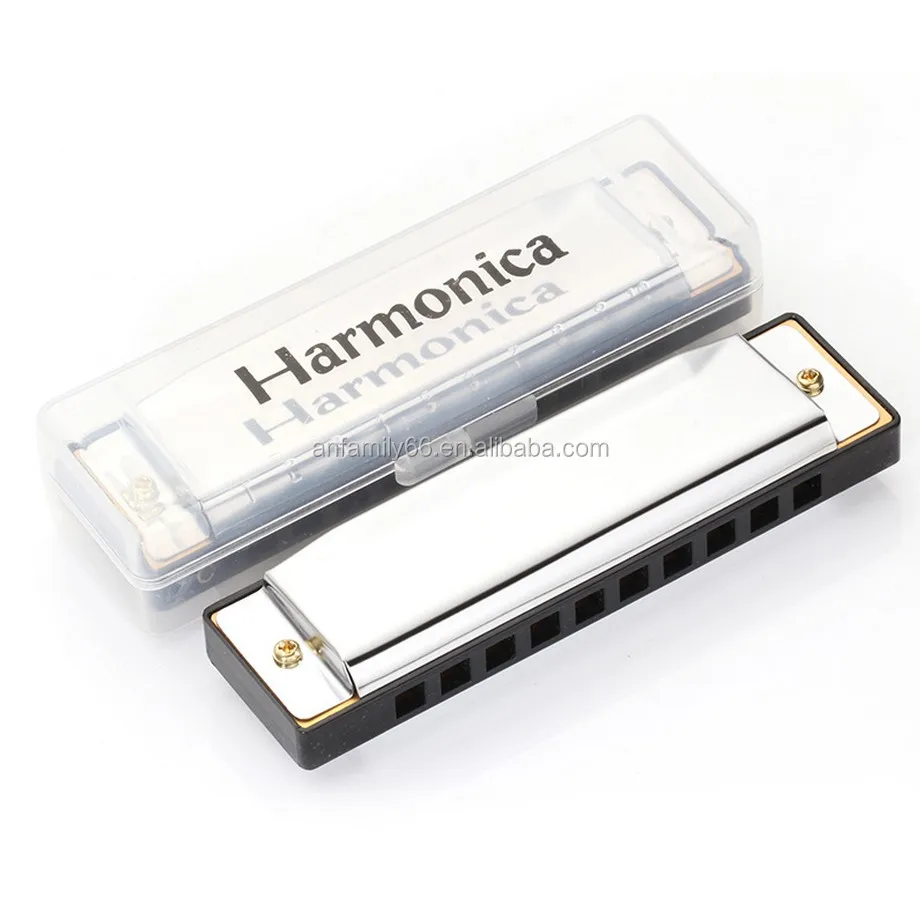 Popular Musical Instruments Personalize Stainless Steel Blues Harmonica