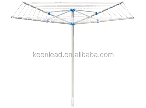 Aluminum Balcony Ceiling Mounted Ajustable Clothes Drying Rack