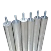 Rod magnesium and aluminum anode for boiler corrosion control