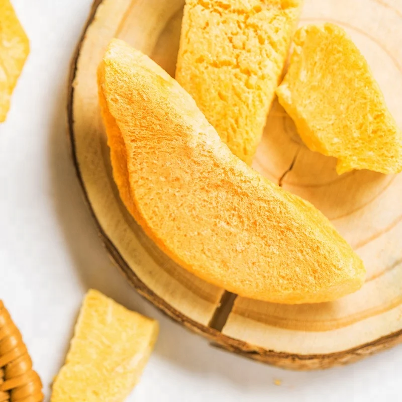 
fat free crispy dry fruit chips snacks peach crisps healthy bulk 