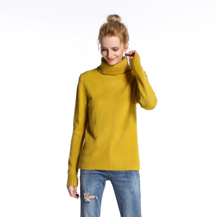 时尚新设计休闲宽松长袖圆领女士套头衫