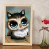 Hot Sale 5D DIY diamond painting animal embroidery cross stitch round rhinestone pictures of crystals