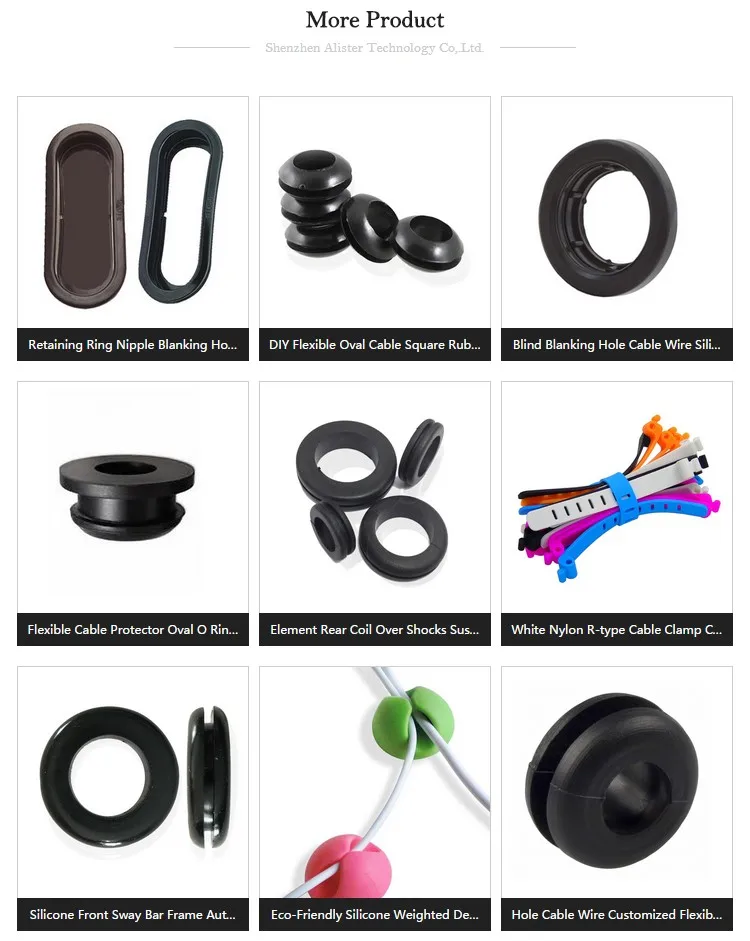 Small Rectangular Rubber Grommets Doublesided Round Grommet Rubber