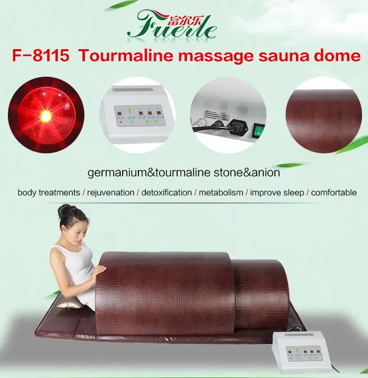 Factory price luxury led light tourmaline sauna dome slimming Far infrared ozone spa capsule for sale