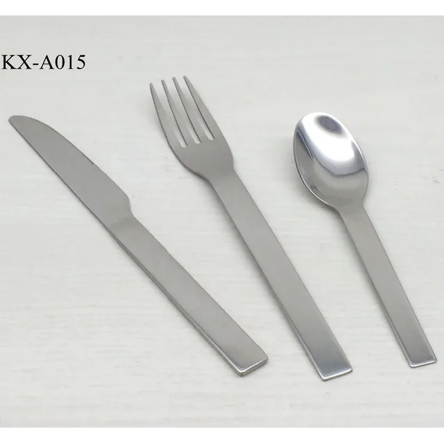 new design airline children stainless steel cutlery set kx-a015