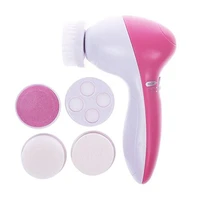 

Hot Sale 5 in 1 mini Electronic multifunction Facial cleansing brush skin scrubber face cleansing brush rechargeable