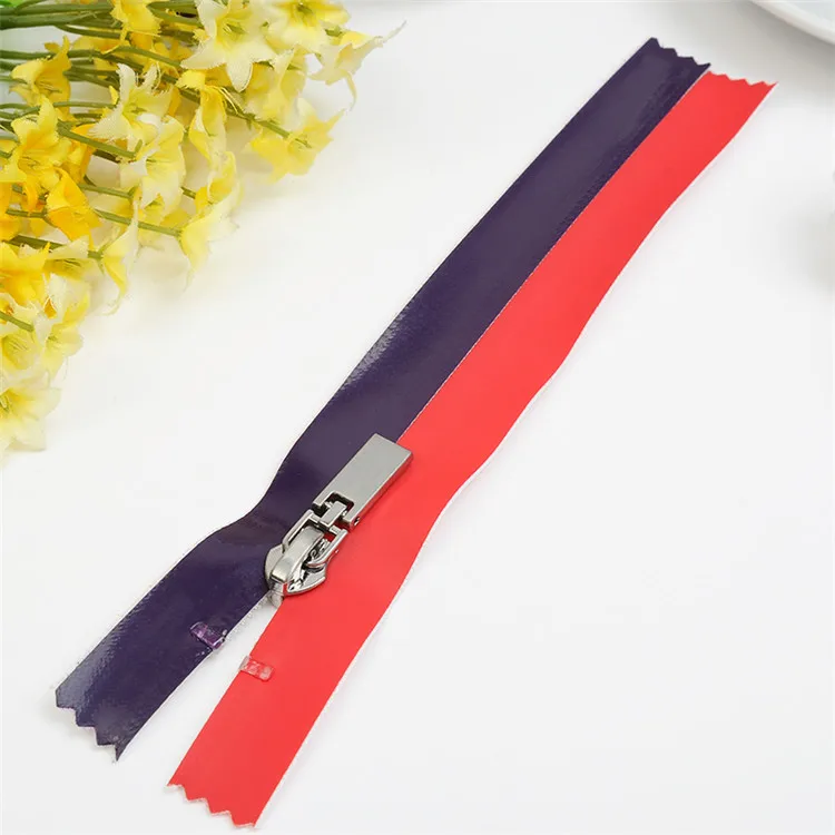 Factory Wholesale Pu Zipper 5 Reverse Zipper Coil Waterproof Zipper