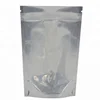 Customized Sugar Cookie Packing Clear Front Foil Back Zone Custom Zip Bag