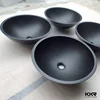 2016 mould made lowest price china black marble bathroom sink