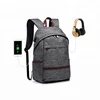JUNYUAN Anti theft Large Capacity Waterproof Laptop Backpack Custom Bag with USB Charge Port and Headphone Port