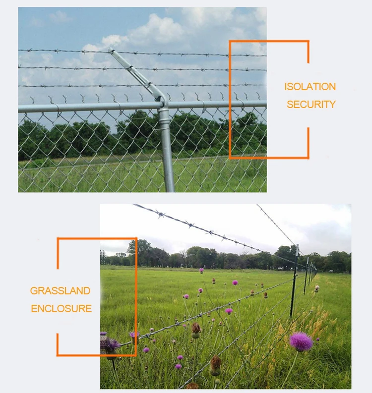 Raw Material Barbed Wire Weight Per Meter Barbed Wire Fence Weight Per