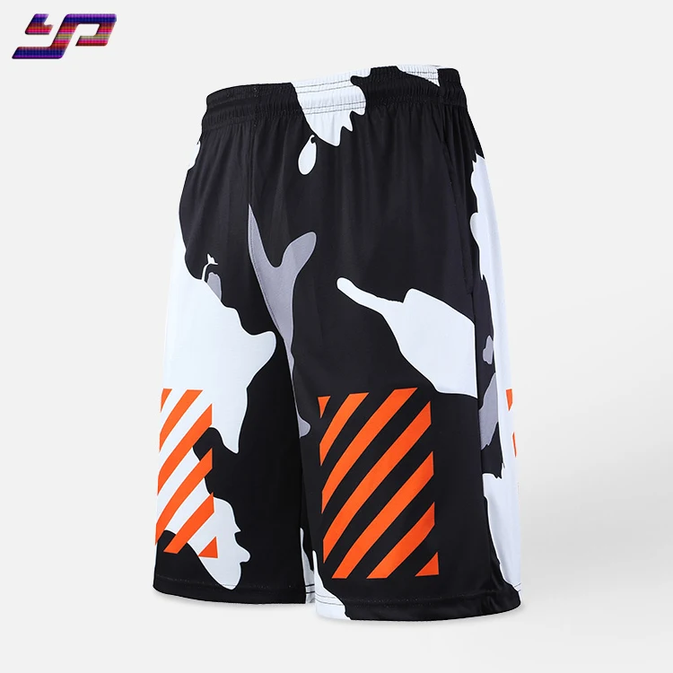 OEM custom high quality fashion quick dry mesh team logo design blank basketball shorts