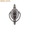Brass camera door knocker with viewer
