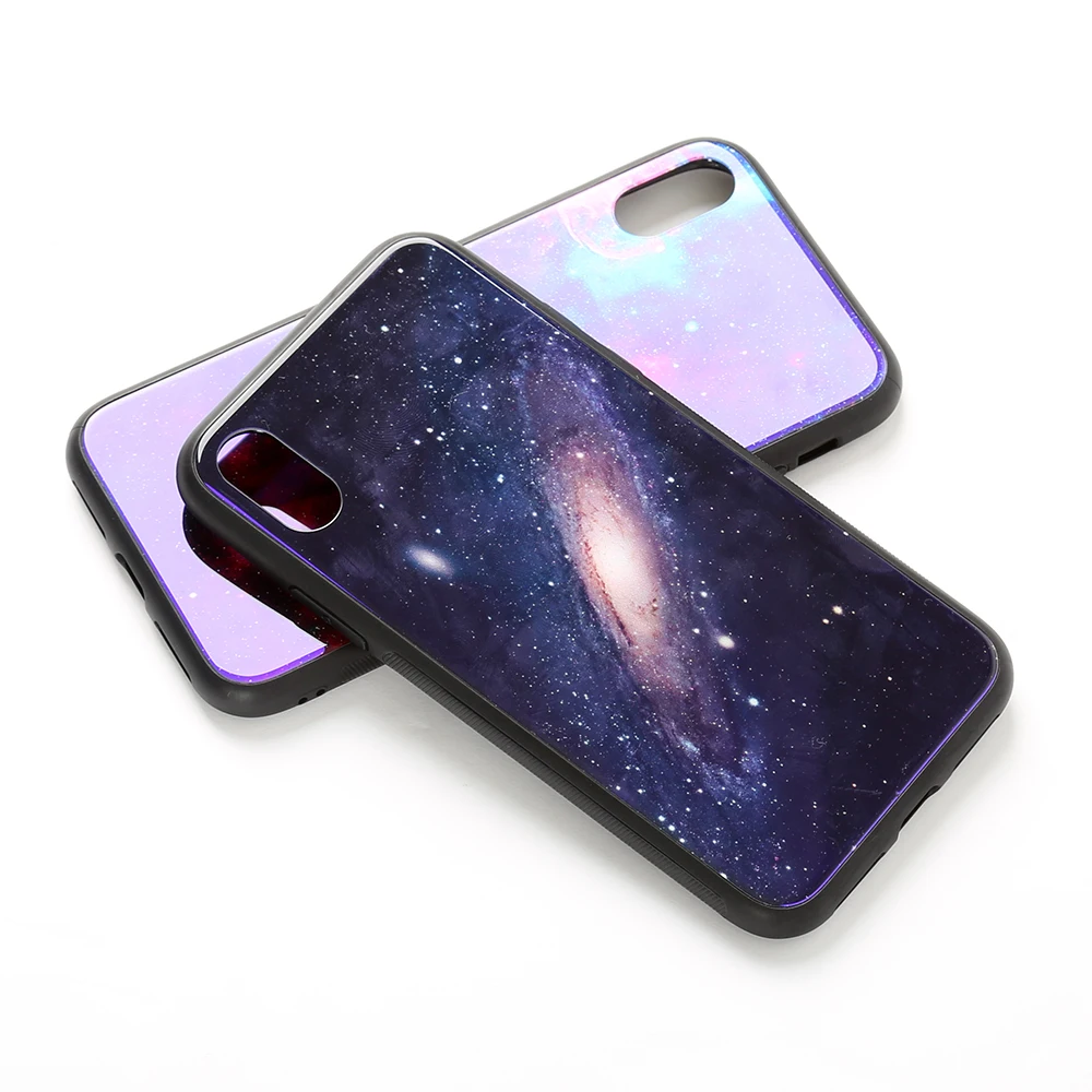 Custom Design Best Selling Tempered Glass Tpu Phone Case Cover for vivo z1 v9 plus