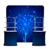 Rotating Gold Bank Interest Rate Display Board Flower Wall Backdrop