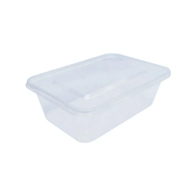 

Rectangle Clear PP Plastic Type Takeaway Meal Prep Containers