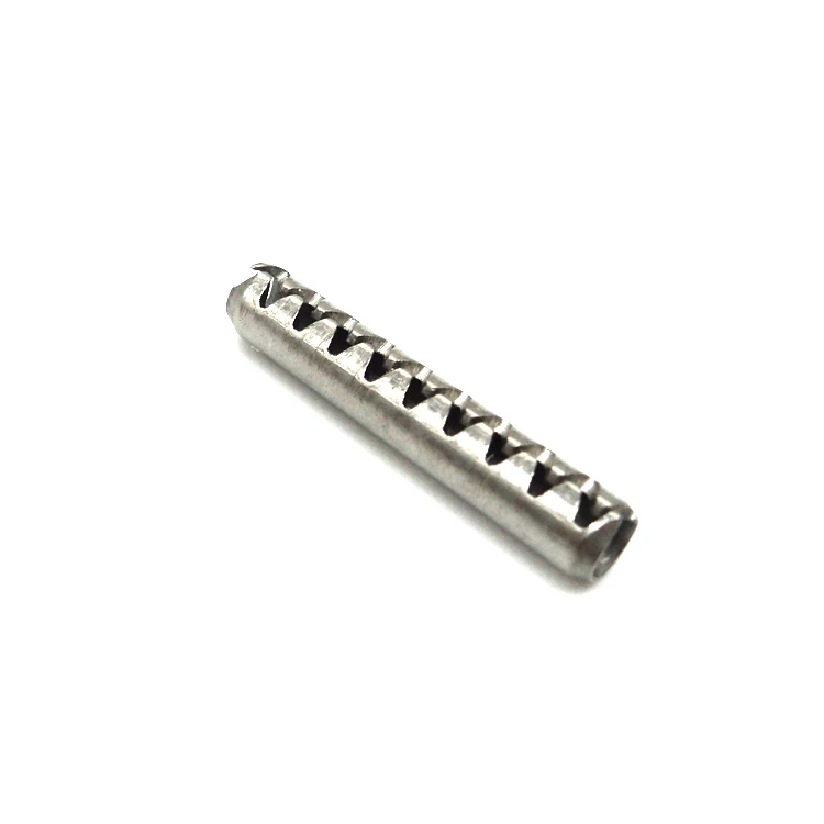 
Professional custom 316/304 stainless steel Toothed pin Slotted Spring Lock Pins 