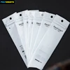Custom slimming shape ziplock packaging bags plastic zipper bag with transparent for accessories packing