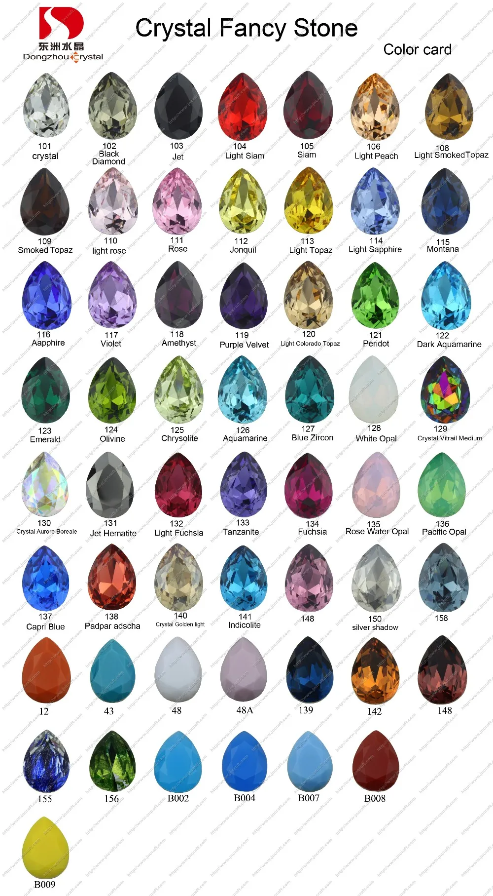 jet point back crystal fancy stone decoration accessories in