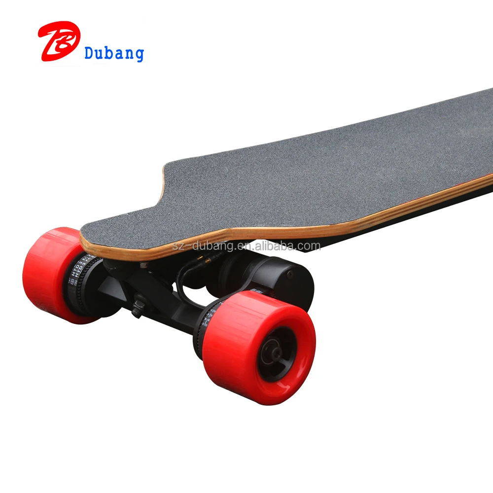 

2018 electric boosted skateboard with dual belt motors 900*2W wholesale