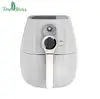 Best Manual AIr-Fryer in china white color oil free with ETL certification and Detachable code 0 to 60 minutes timer