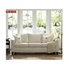 Home furniture square arm upholstered pull-up platform sleeper living room sofas