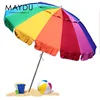 MAYDU manufacturer factory rainbow beach umbrella