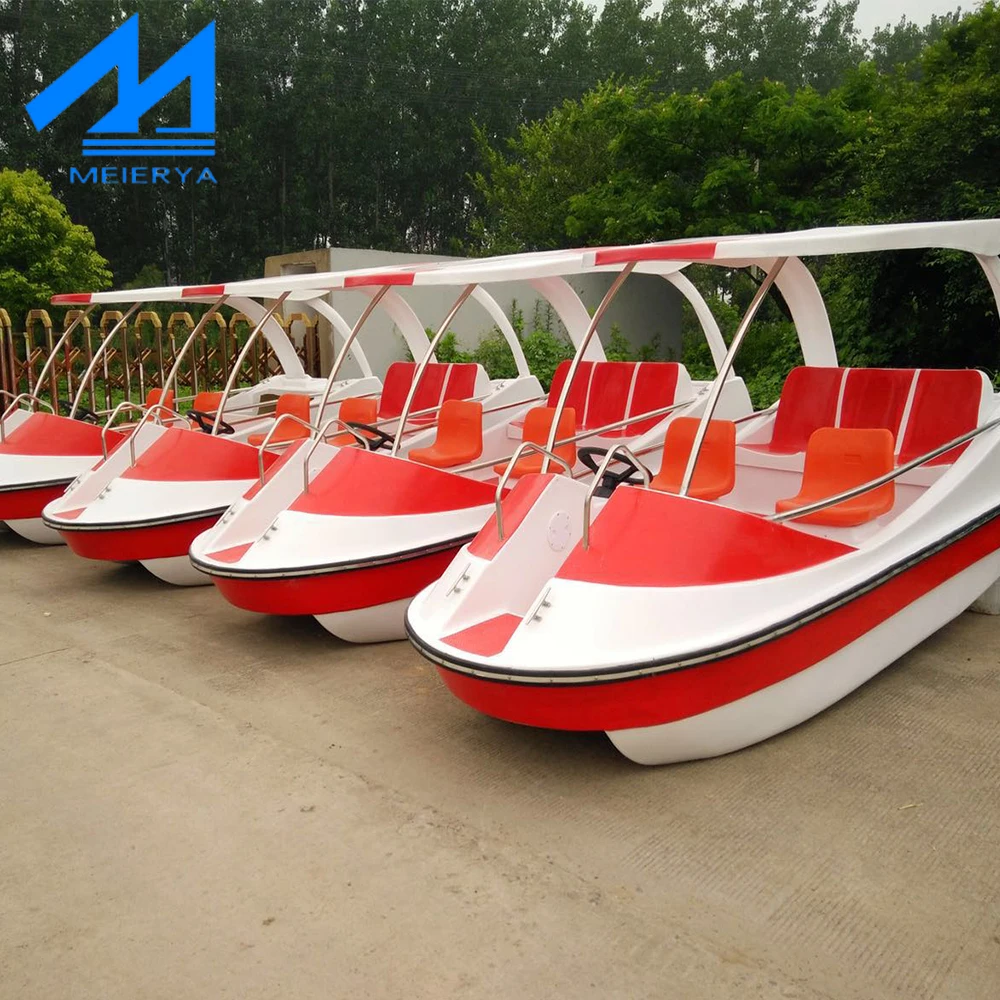 Newest Fiberglass Electric Boat For 45 Person In Water Park Play