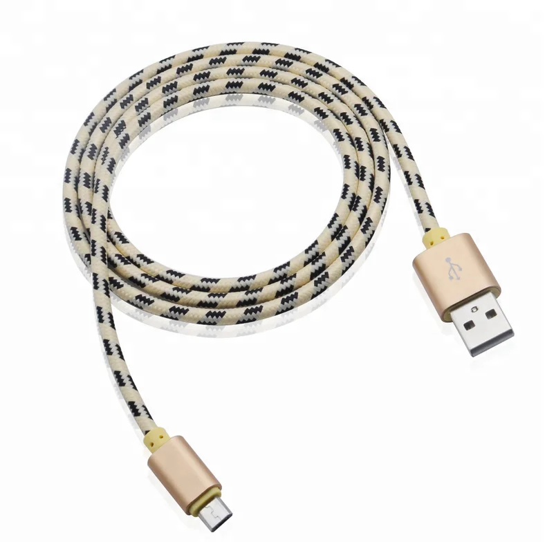 Amazon Top Seller 2018 Mobile Phones 4G Usb Cable Nylon Braided Good Quality Usb Data Transfer And Charging Usb Cable