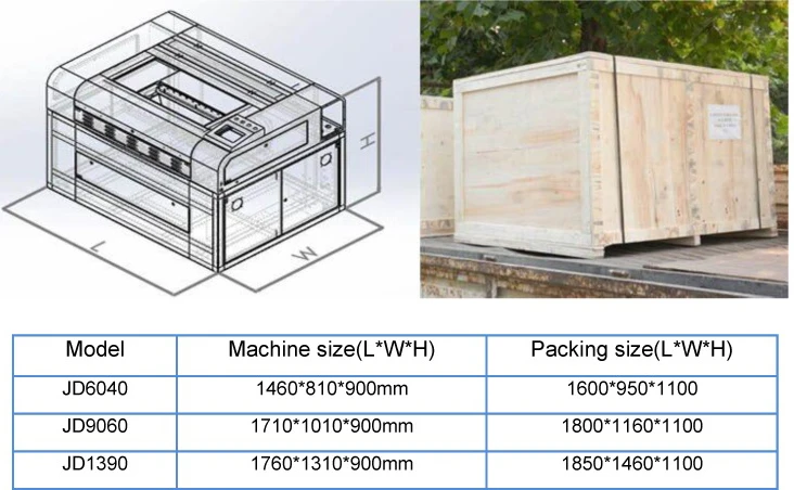 Factory Hot Sale laser engraving machine 60w 80w 100w wood acrylic engraving cutting machine cheap price