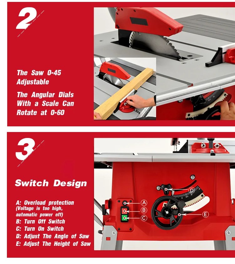 Ningbo High Speed Mini Sliding Table Saw machine for Woodworking