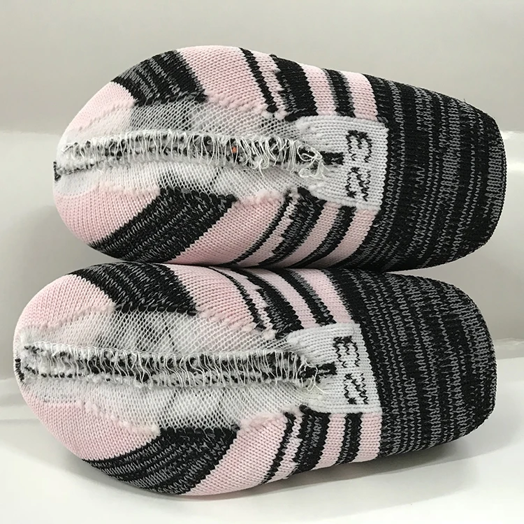 Wholesale Comfortable Strip Knitted Shoe Upper Champion Sock Shoes