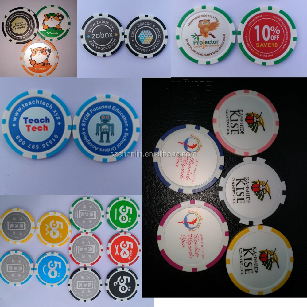 Custom Series Numbers Plastic Poker Chip For Charity Events Or Casino