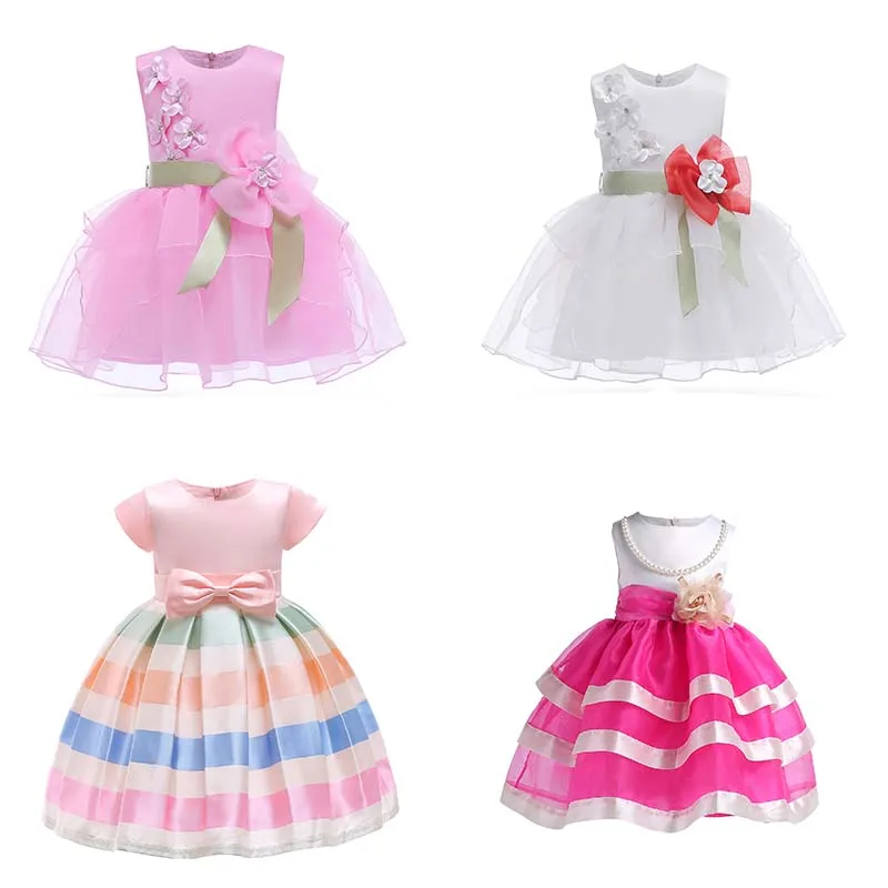 

2018 trending products summer kid long flower girl fashion birthday evening party dress for girls in stock with Chinese supplier, As pic shows;we can according to your request also