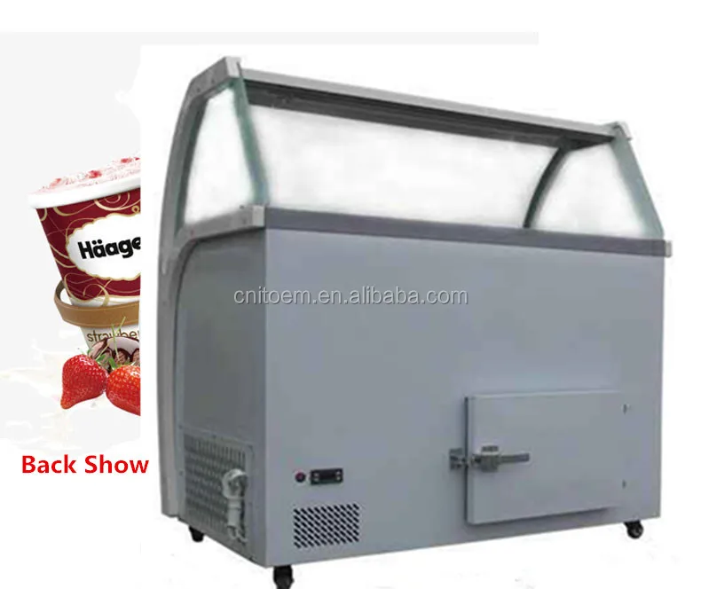 12 Trays Ice Cream Display Deep Freezer Buy Ice Cream Freezer,Ice