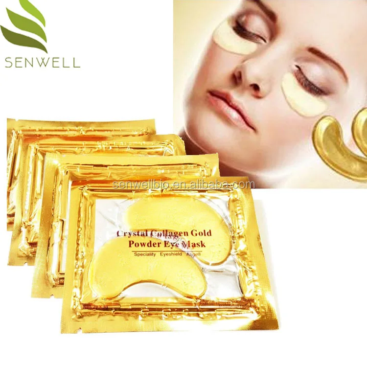

OEM collagen gold eye pads collagen eye patches for eye care, Golden