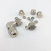 Double ferrule tube fitting elbow 6000 psi