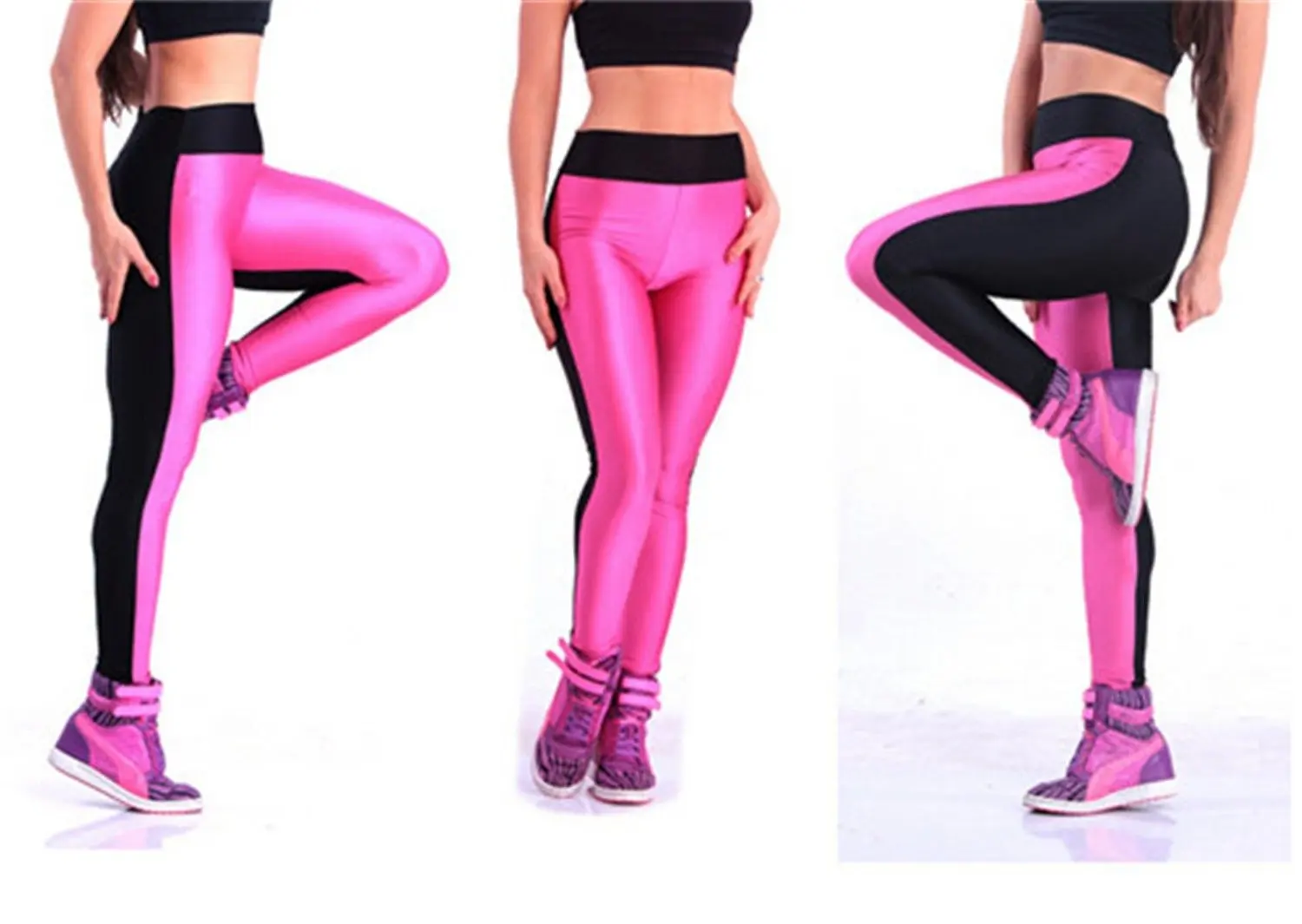 skinny shiny leggings