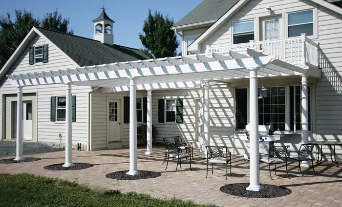 Modern Backyard Roof Terrace Garden Waterproof Alluminio Automatico Custom Bioclimatic Aluminium Pergola