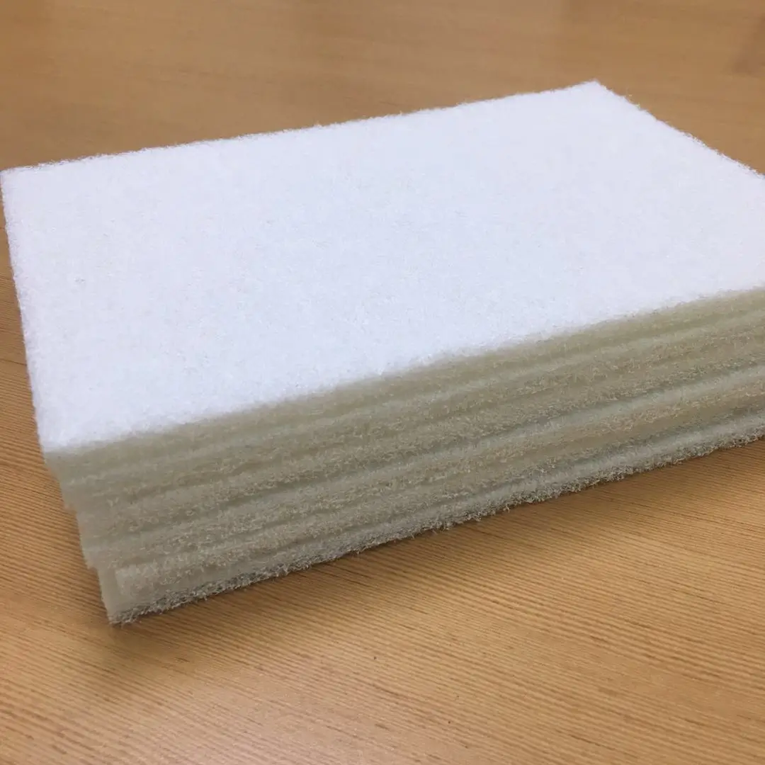 Dh470w 8mm Non Woven White Scouring Pad Cleaning Pad Buy White