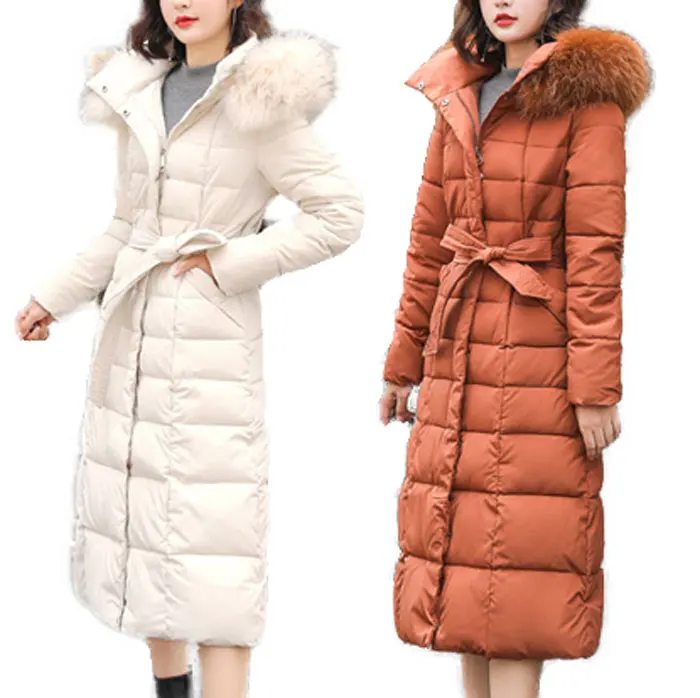 

81123-MX1 winter 6 colors plus long coat women latest cotton dress