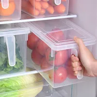 

Kitchen Clear Storage Box Grains Beans Storage Contain Sealed Home Organizer Food Container Refrigerator Storage Boxes