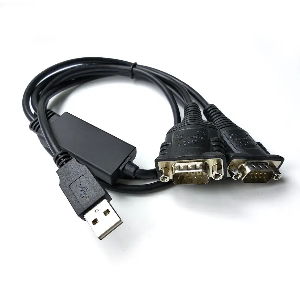 

FTDI USB to 2 Port DB9 Serial Adapter 4 Port RS232 DB9 to USB2.0 Converter Cable