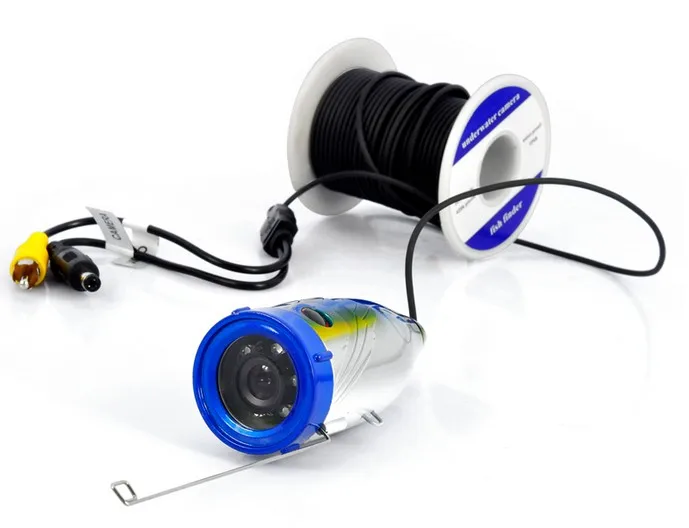 
15m Cable 7' Portable Fish Finder 1000TVL TFT Monitor Waterproof Underwater Fishing Video Camera With 12Pcs White LED Lights 